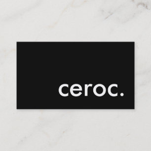ceroc. visitenkarte