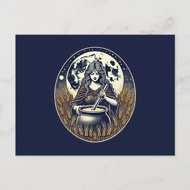 Cerridwen Witch Postkarte (Vorderseite)