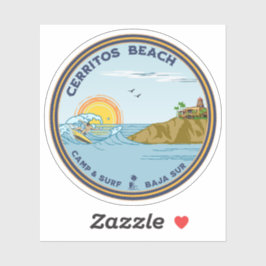 Cerritos Beach Baja California Sur Mexiko Aufkleber