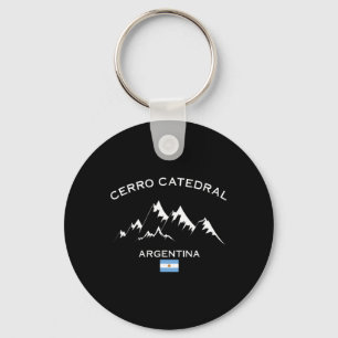 Cerro Catedral Argentinien Skiort Andes Berg Schlüsselanhänger