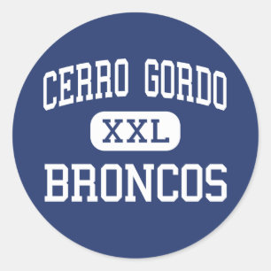 Cerro Gordo - wilde Pferde - Jüngeres - Cerro Runder Aufkleber
