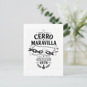 Cerro Maravilla 1978 Puerto Rico Historisches Gedä Postkarte