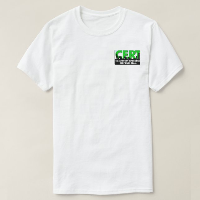 CERT-GemeinschaftsNotfallschutz-Team T-Shirt (Design vorne)