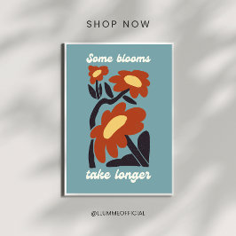 Certaines Fleurs Mettront Plus de Temps Affiche Fl