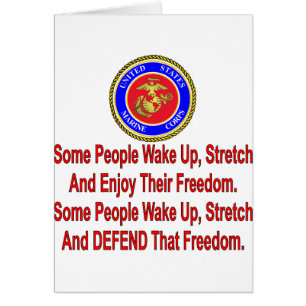 Certains d'usmc défendent cette liberté