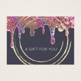 Certificat cadeau Beauté Maquillage cheveux goutte