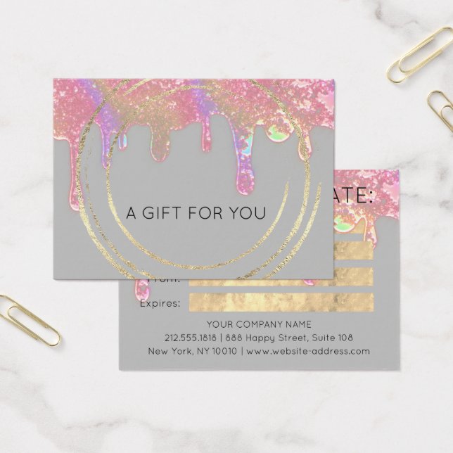 Certificat cadeau Beauté Maquillage de cheveux Hol (Bureau)