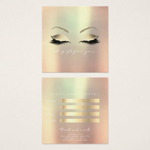 Certificat cadeau Champaiment Gold Lashes Eye maqu