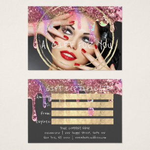 Certificat Cadeau Clous Hair Maquillage Gris