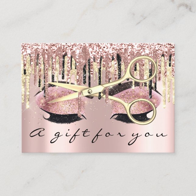 Certificat cadeau Coiffeur Maquillage Lash Microbl (Devant)