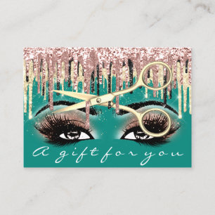 Certificat cadeau Coiffeur Rose maquillage de ment