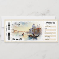 Certificat cadeau de carte d'embarquement Surprise