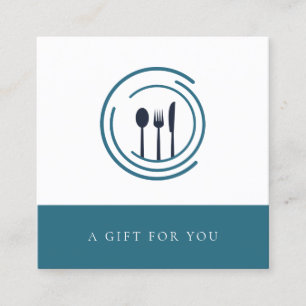 Certificat Cadeau de Catering Minimal 