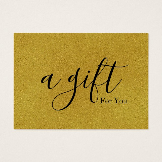 Certificat cadeau d'entreprise simple et moderne (Devant)