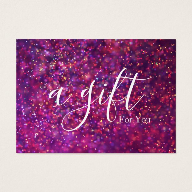 Certificat cadeau d'entreprise simple et moderne (Devant)