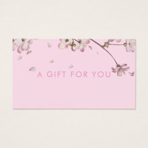 Certificat Cadeau Fleur De Delicate Blossom Rose