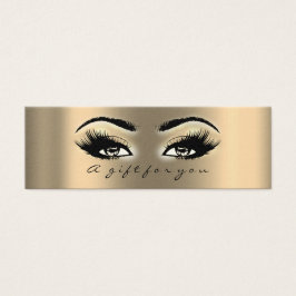 Certificat cadeau Petit Sepia Gold Lashes Maquilla