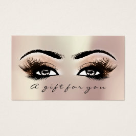 Certificat cadeau Rose Gold Lashes Extension Maqui