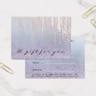 Certificat cadeau Rose maquillage ongles de cheveu