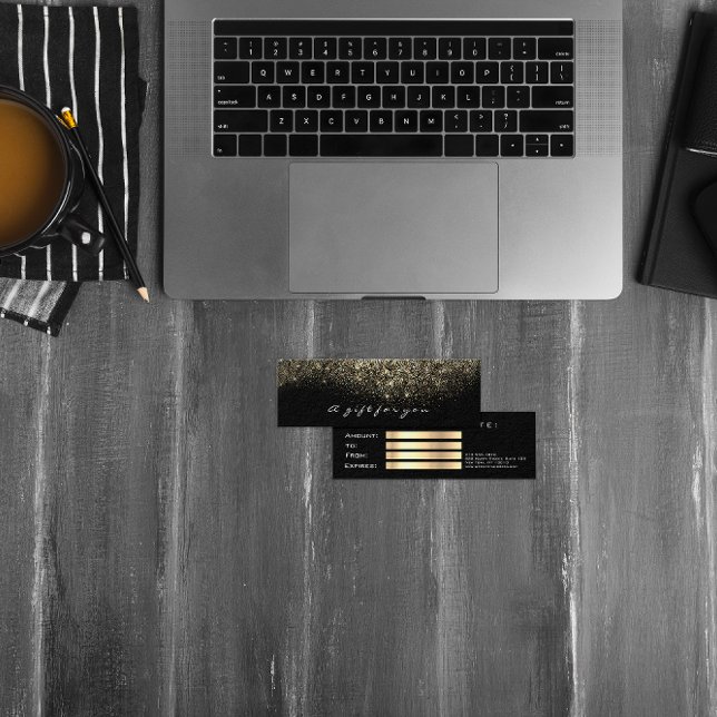 Certificat cadeau Sepia Gold Lashes Maquillage (Gift Certificate Sepia Gold Lashes Makeup)