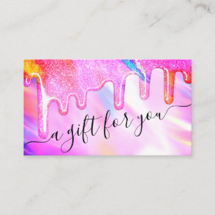 Certificat cadeau Unicorn Holographic Parties scin