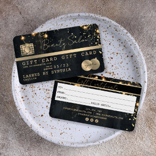 Certificat de carte cadeau de Parties scintillant 