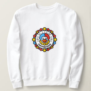 Certifié Clown Funny Clown Sweatshirt de mème de c