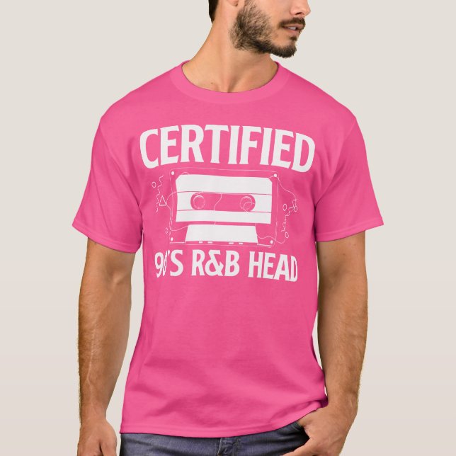 Certified 90S RB Music Lover Head T-Shirt (Vorderseite)
