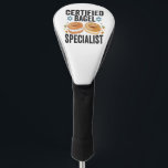Certified Bagel Specialist Funny Jewish Hanukkah Golf Headcover<br><div class="desc">hanukkah,  passover, jiddisch, chanukah, jüdisch, menorah, jew, gift, Geburtstag, Bagel</div>