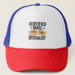 Certified Bagel Specialist Funny Jewish Hanukkah Truckerkappe<br><div class="desc">hanukkah,  passover, jiddisch, chanukah, jüdisch, menorah, jew, gift, Geburtstag, Bagel</div>