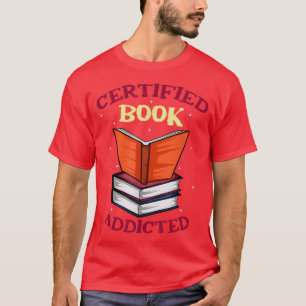Certified Book Enthusiast Book Collector  T-Shirt