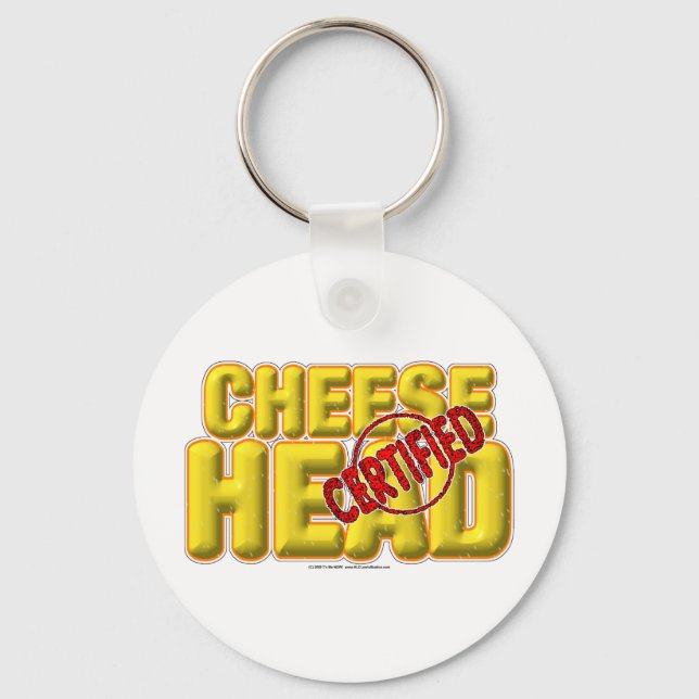 Certified CheeseHead Schlüsselanhänger (Vorderseite)