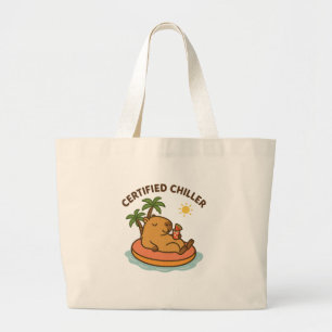 Certified Chiller - Niedlicher Summer Capybara Bea Jumbo Stoffbeutel