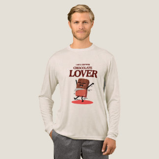 Certified Chocolate Lover | Funny Chocolate Design Tri-Blend Shirt