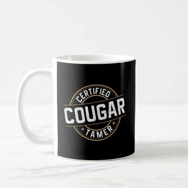 Certified Cougar Tamer Cougar Kaffeetasse (Links)