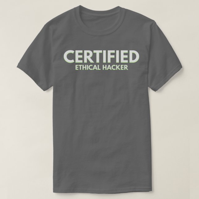 Certified Ethical Hacker T-Shirt (Design vorne)
