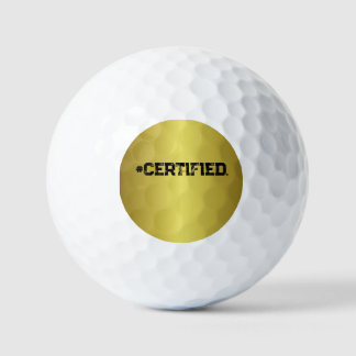 #CERTIFIED GOLF BALLS GOLFBALL