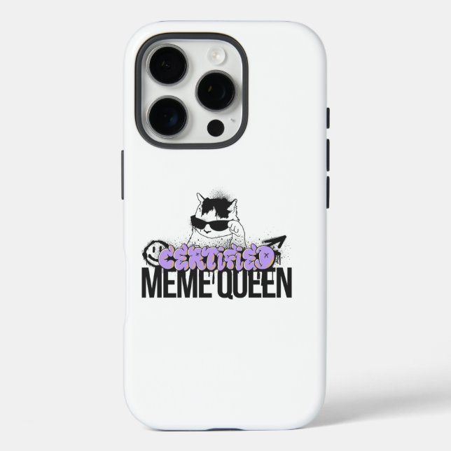 Certified Meme Queen Phone Case (Rückseite)
