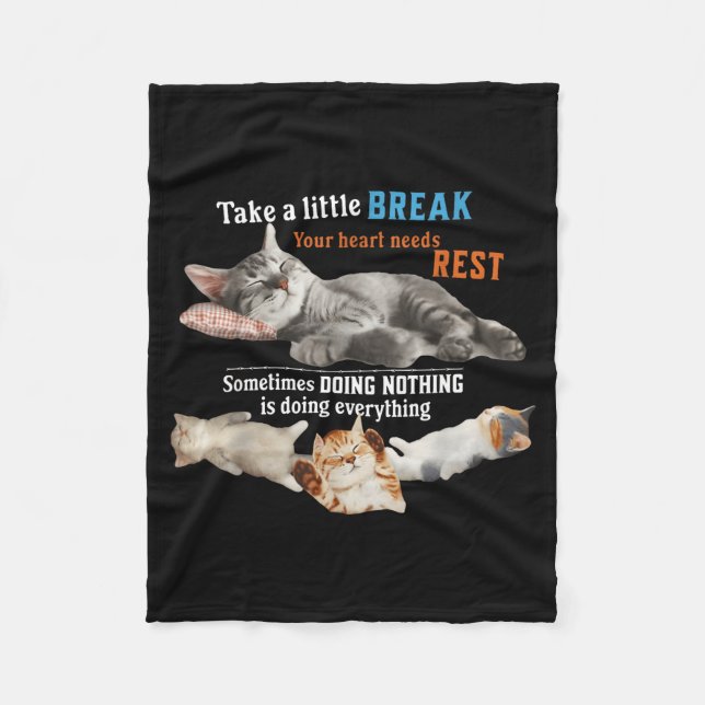 Certified Nap Expert Funny Lazy Cat Meme Cat Moms  Fleecedecke (Vorderseite)