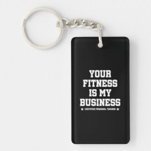 Certified Personal Trainer Fitness Coach Gym Quote Schlüsselanhänger