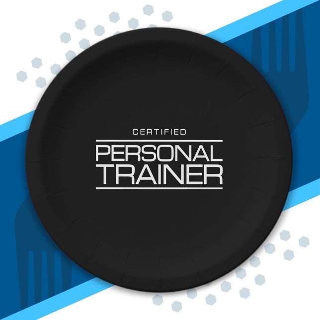 Certified Personal Trainer Health Fitness Coach Pappteller (Von Creator hochgeladen)