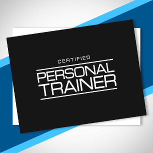 Certified Personal Trainer Health Fitness Coach Postkarte