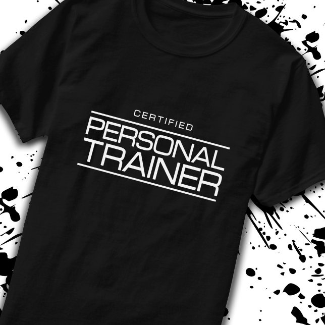 Certified Personal Trainer Health Fitness Coach T-Shirt (Von Creator hochgeladen)