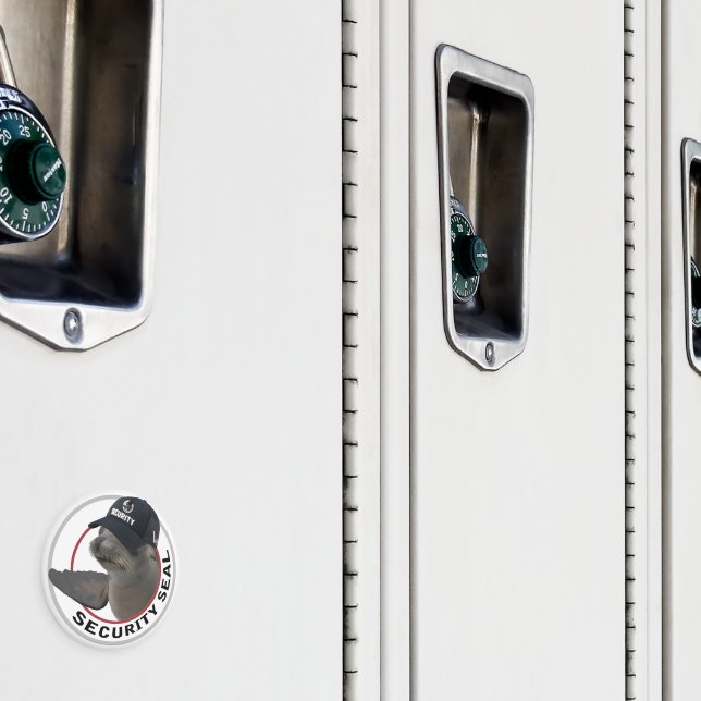 Certified Security Seal | Deadpan Seal Magnet (In Situ (Schrank))