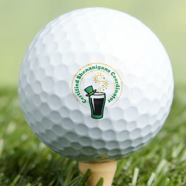 Certified Shenanigans Coordinator Golf Balls Golfball (Von Creator hochgeladen)