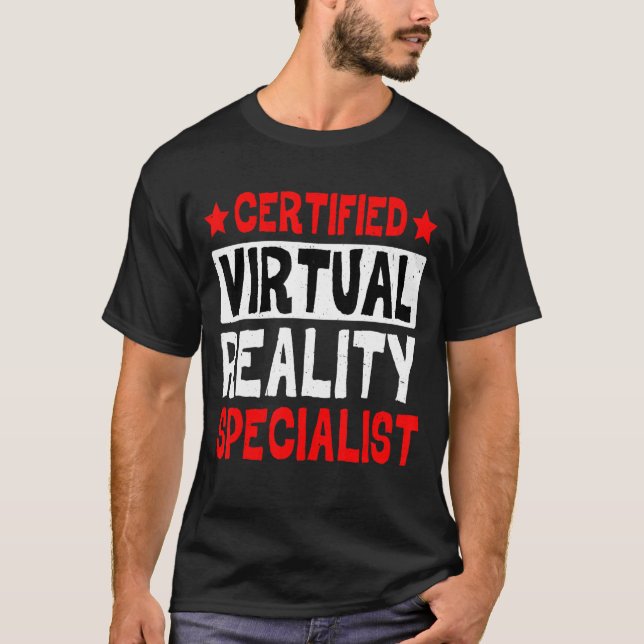 Certified Virtual Reality Specialist T-Shirt (Vorderseite)