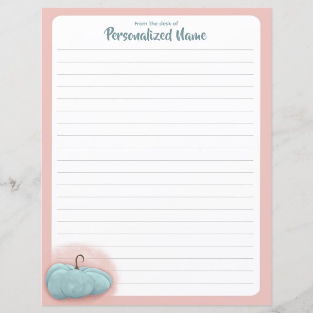 Cerulean Autumn - Linde Paper Sheet (Vorderseite)
