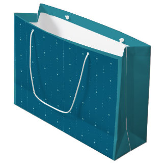 Cerulean Bleu - Sac cadeau Etoiles en chute