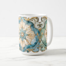 Cerulean-Bloom-Teppich-Mug