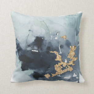 Cerulean & Gold Kissen